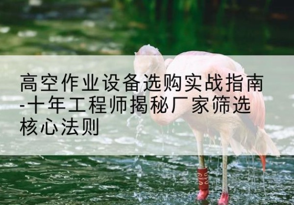 通辽剪叉式升降机厂家-高空作业设备选购实战指南-十年工程师揭秘厂家筛选核心法则